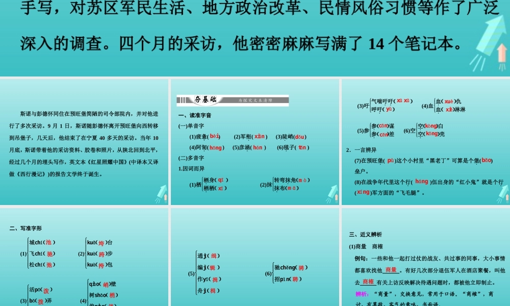 高中语文第三章5彭德怀印象课件新人教版选修新闻阅读与实践 课件