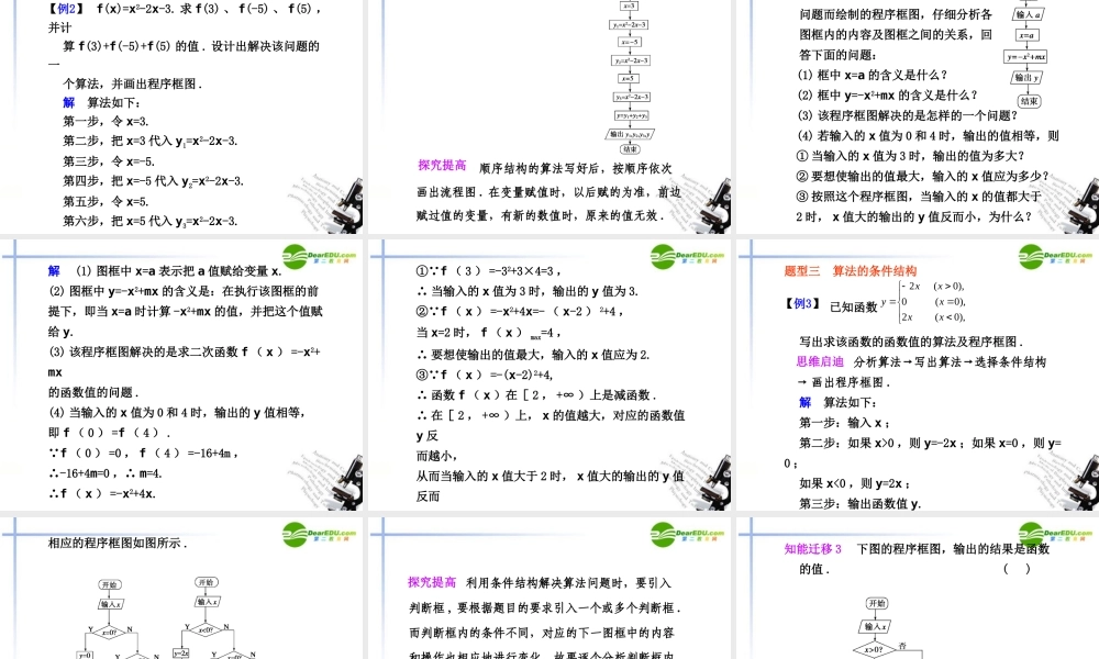 高考数学总复习 13.1 算法与程序框图课件