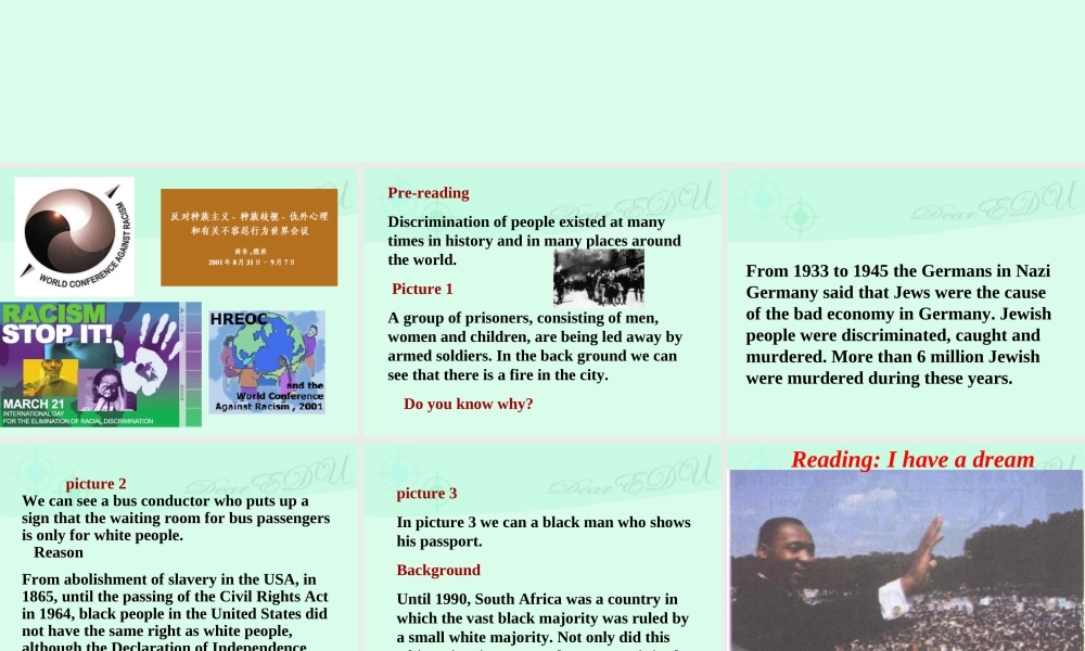 高二英语Unit14 Reading 人教版 课件