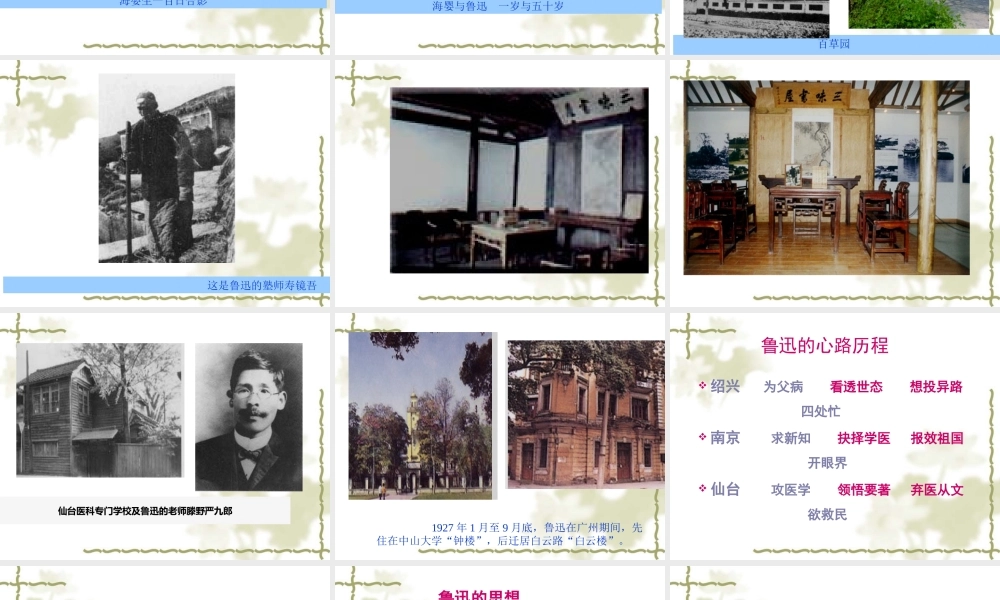 高中语文狂人日记课件粤教版选修五 课件
