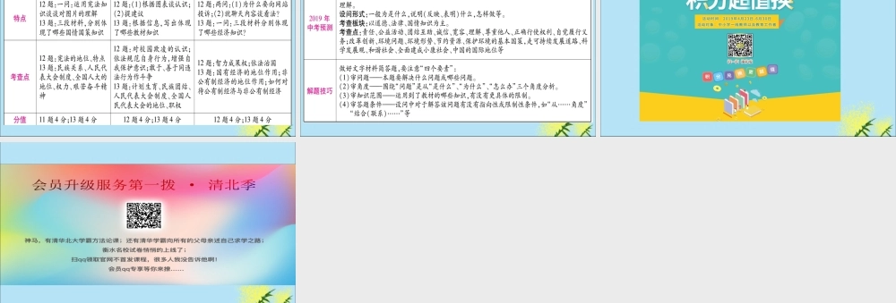 重庆市中考道德与法治总复习 题型3 材料简答题课件