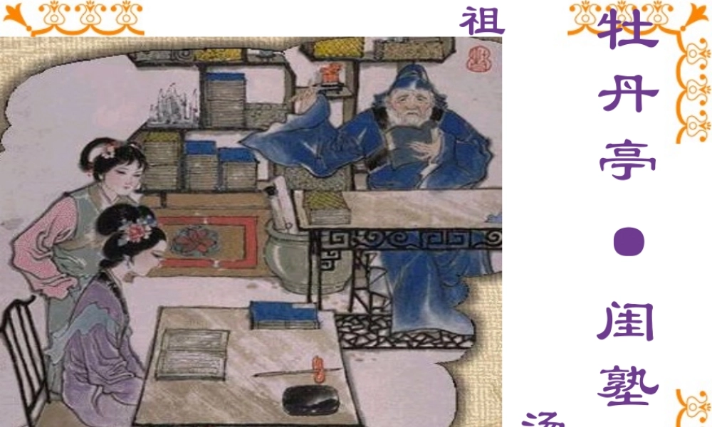 高中语文闺孰课件 人教版 课件