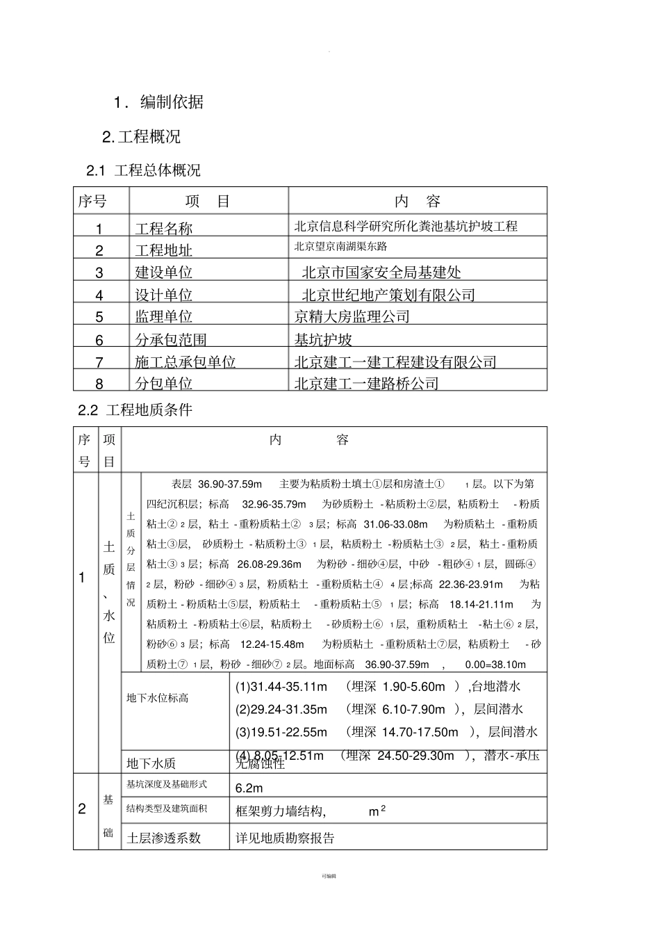 化粪池基坑支护施工方案_第2页