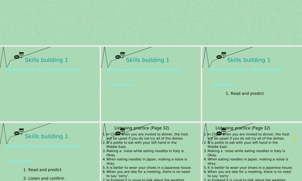高中英语 Unit 2 Language task 1课件 牛津译林版必修3 课件