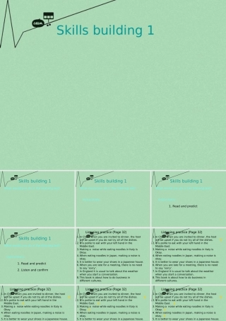 高中英语 Unit 2 Language task 1课件 牛津译林版必修3 课件