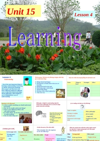 高中英语Unit 15 Lesson 4 Understanding课件1 北师大版 必修5 课件