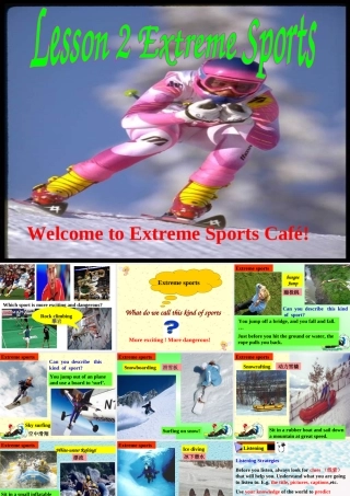 高中英语Unit 8 Adventure-lesson 2 Extreme Sports课件 北师大版 必修3 课件