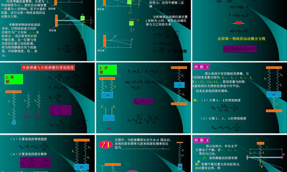 机械振动基础培训讲义