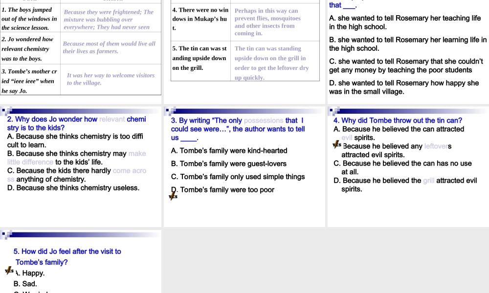 高中英语：Unit4 Sharing-A Letter Home复习课件(人教新课标选修7) 课件