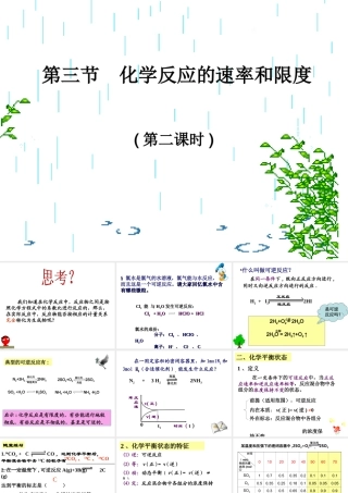 化学反应限度