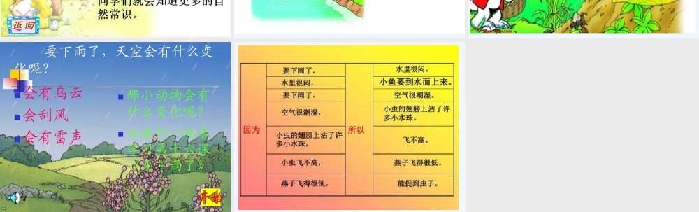(部编)人教语文2011课标版一年级下册14要下雨了