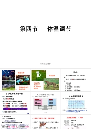 生物课件中图体温调节课件