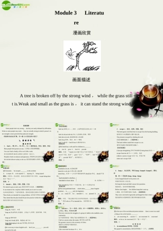 高考英语一轮复习 Module3课件 外研版选修7 课件