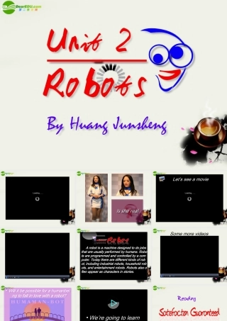 高中英语 Unit 2RobotReading课件 新人教版选修7 课件