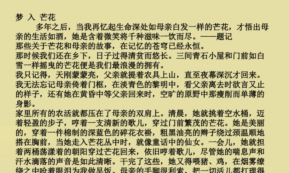 高中语文 (直面挫折，学习描写)课件