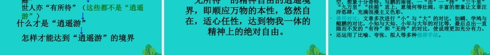 高中语文第6课逍遥游课件新人教版必修5 课件