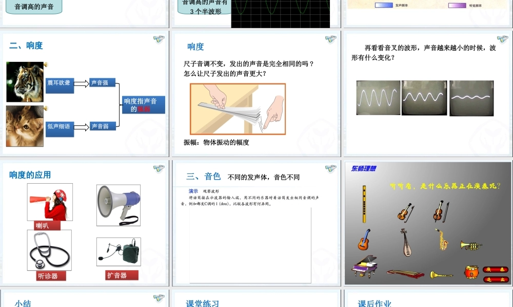 《2.2声音的特性》PPT课件