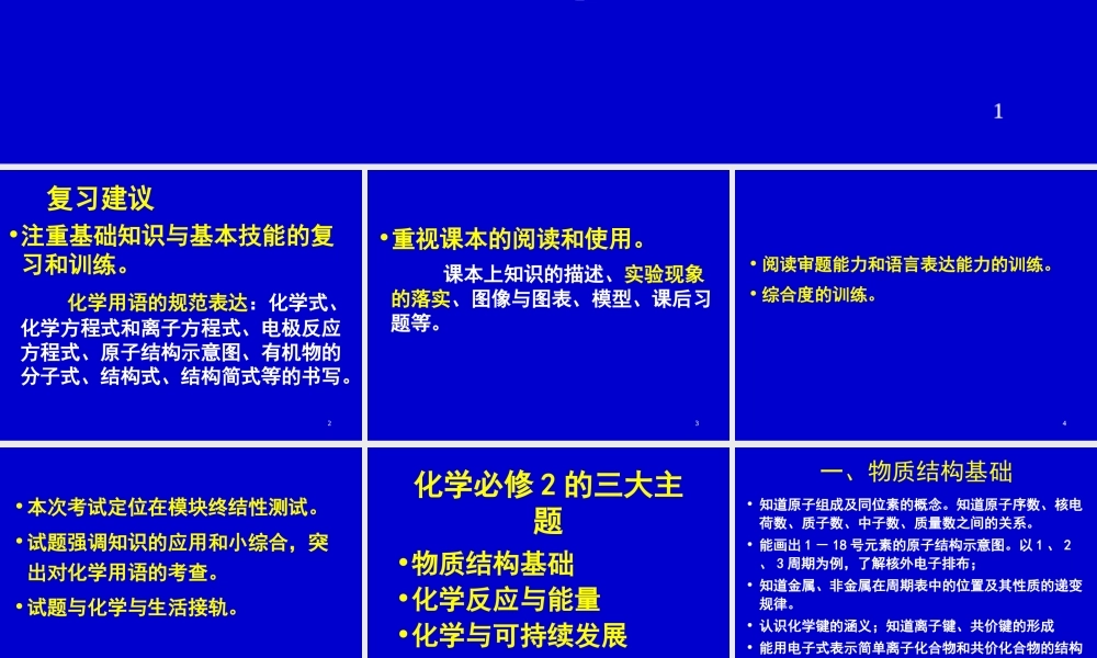 必修化学2期末复习2010[1].6.10