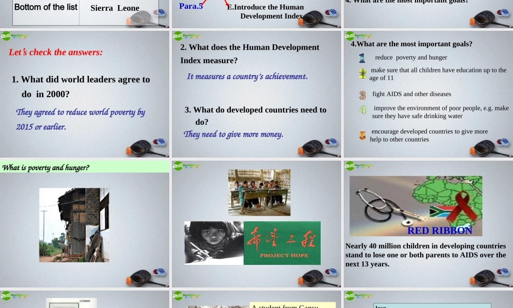 高中英语 Module2(Developing and Developed Countries)课件 外研版必修3 课件