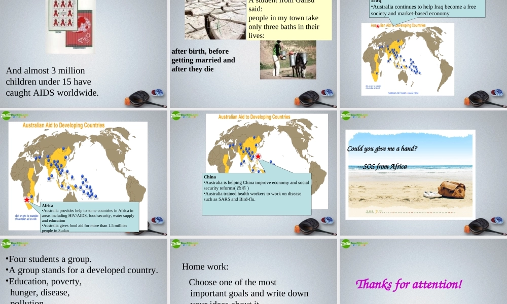 高中英语 Module2(Developing and Developed Countries)课件 外研版必修3 课件