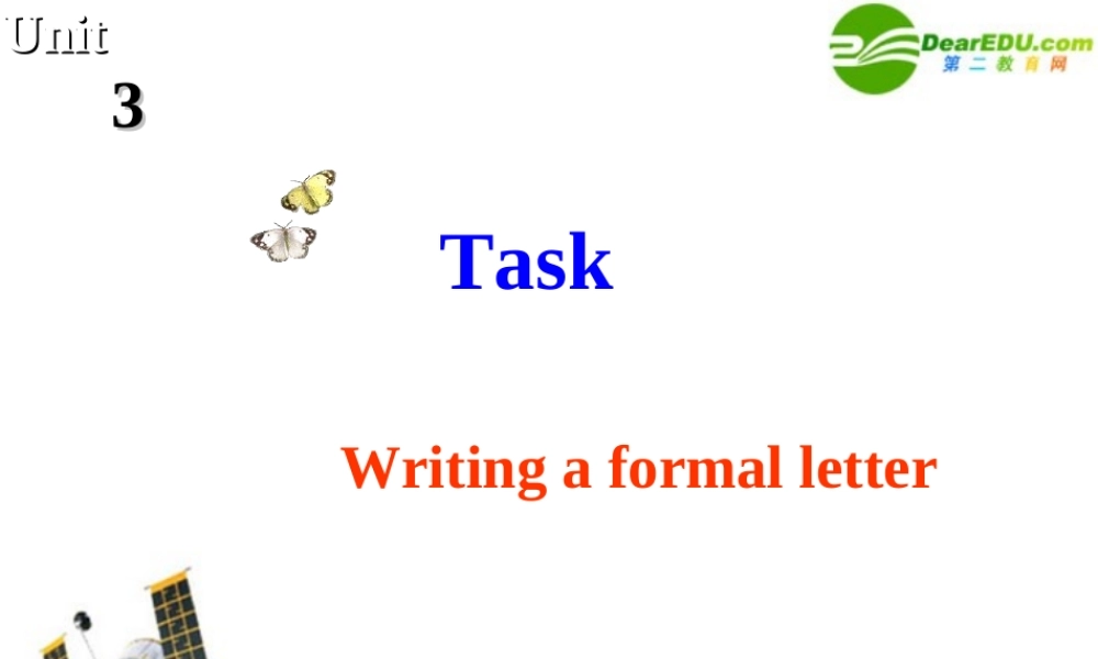 高中英语 Book 5_U3_Task 2课件 牛津版必修5 课件