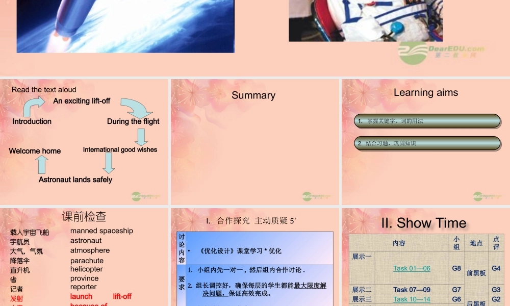 高一英语(unit2 lesson1 语言运用)课件