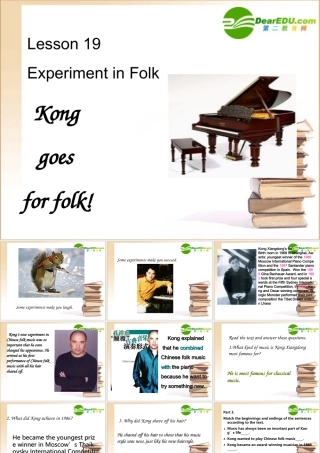 高中英语 Unit 5 Lesson 19 Experiment in Folk课件 北师大版必修2 课件