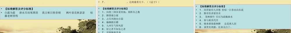 高考语文 文学常识和名篇名句专题复习课件2 课件