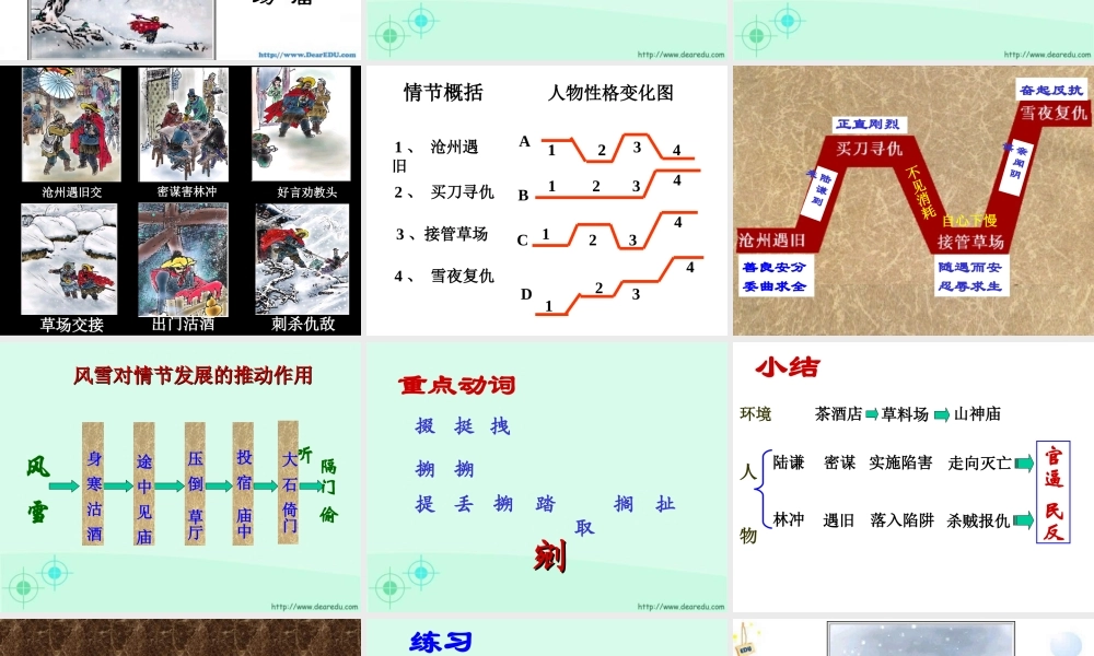 高一语文林教头风雪山神庙 课件