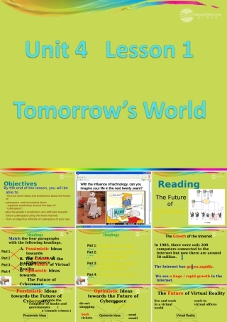 高一英语(unit4 lesson 1 reading)课件