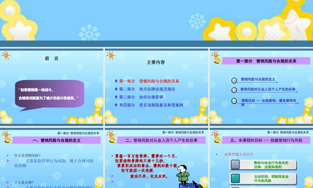 银行营销人员合规培训