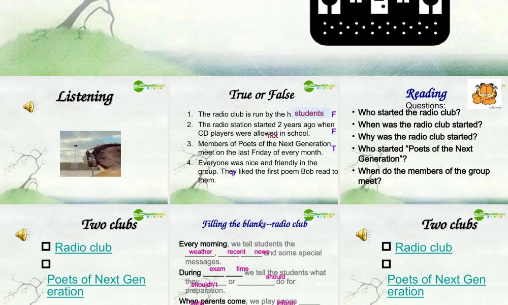 高中英语 unit1 school life-project课件 牛津译林版必修1 课件