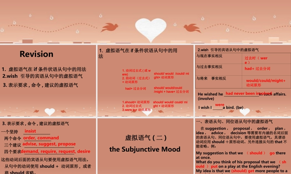 高中英语 Unit 2 Poems Grammar 课件 新人教版选修6 课件