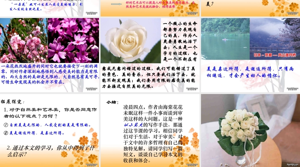 高一语文花未眠教学课件 新课标 人教版0 课件