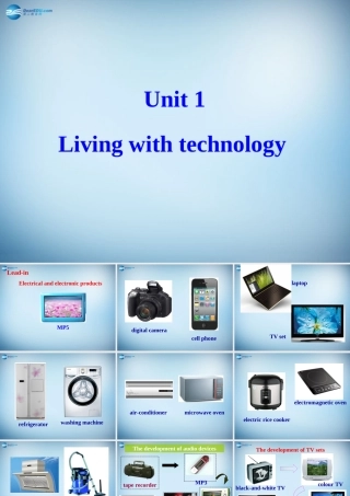 高中英语(Unit1 Living with technology)Reading课件 新人教版选修7 课件