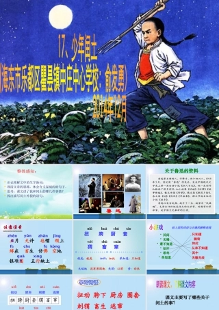 《少年闰土》第一课时