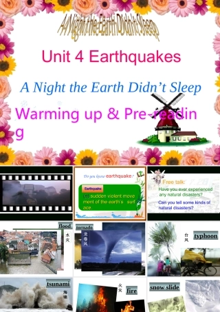 Unit4earthquake