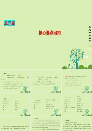 高中英语 Unit 2 Heroes单元尾 核心要点回扣课件 北师大版必修1 课件