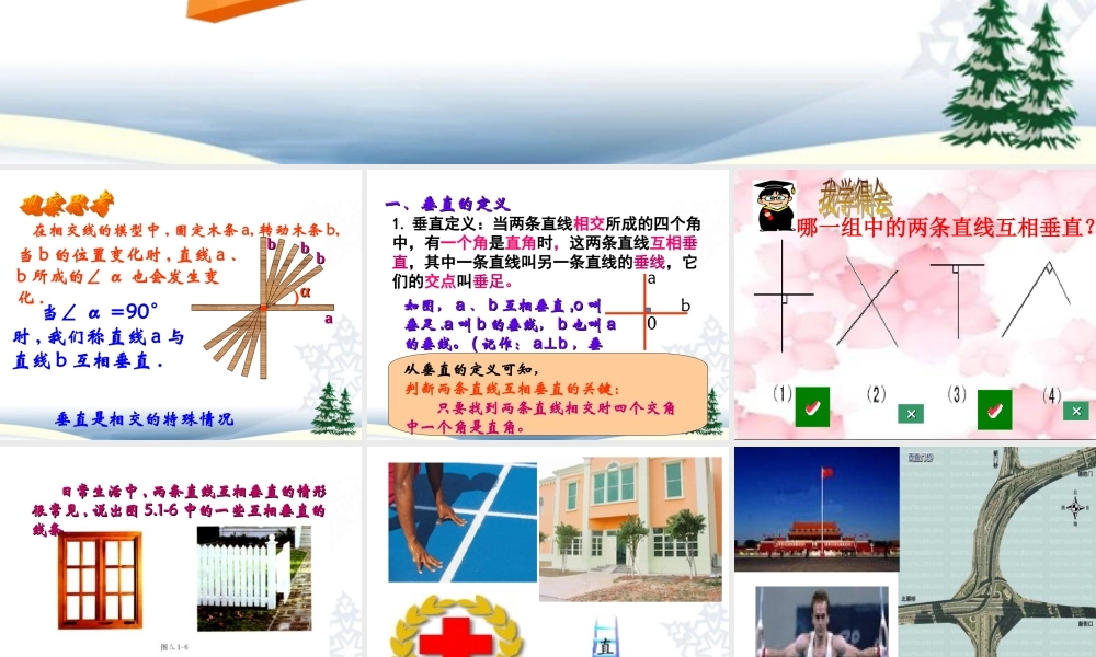 七年级数学下册《垂线》PPT