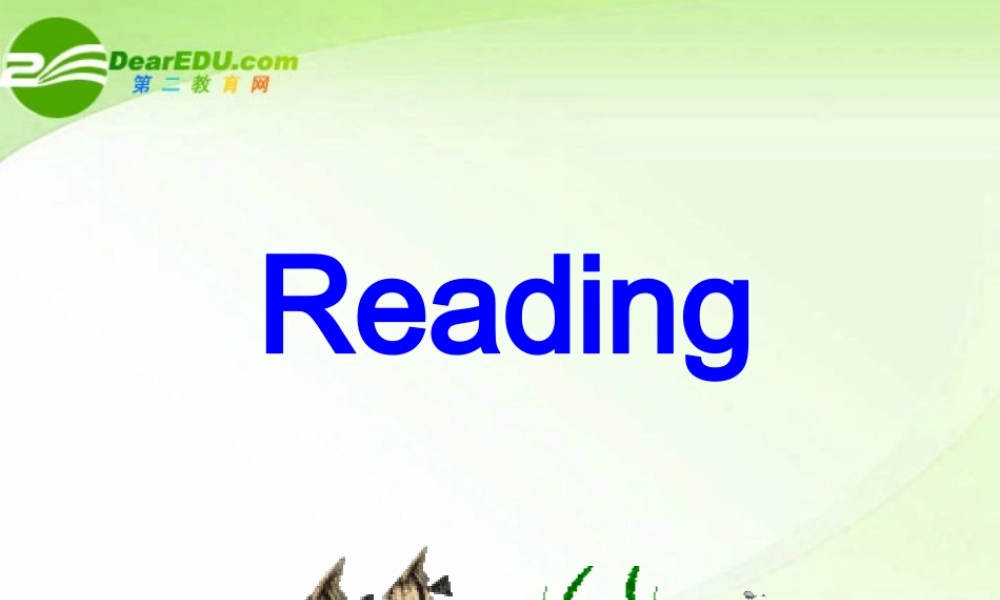 高中英语 Unit 3 Under the sea-Reading课件 新人教版选修7 课件