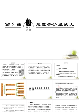 高中语文 12(装在套子里的人)课件 新人教版必修5 课件