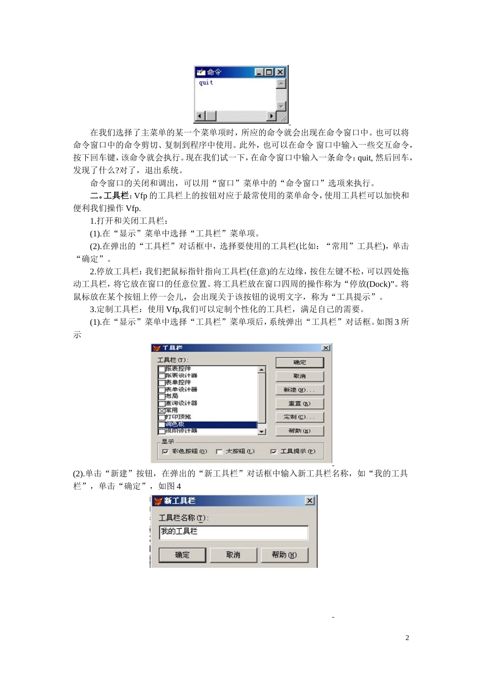 VFP基础教程_第2页