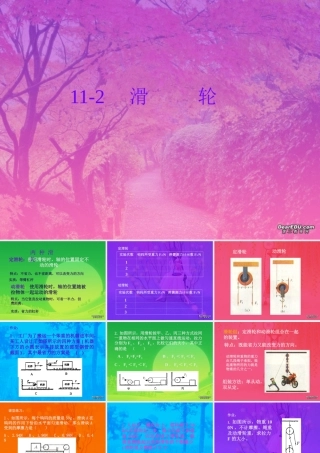 第十一章 滑轮 课件示例 苏科版 课件