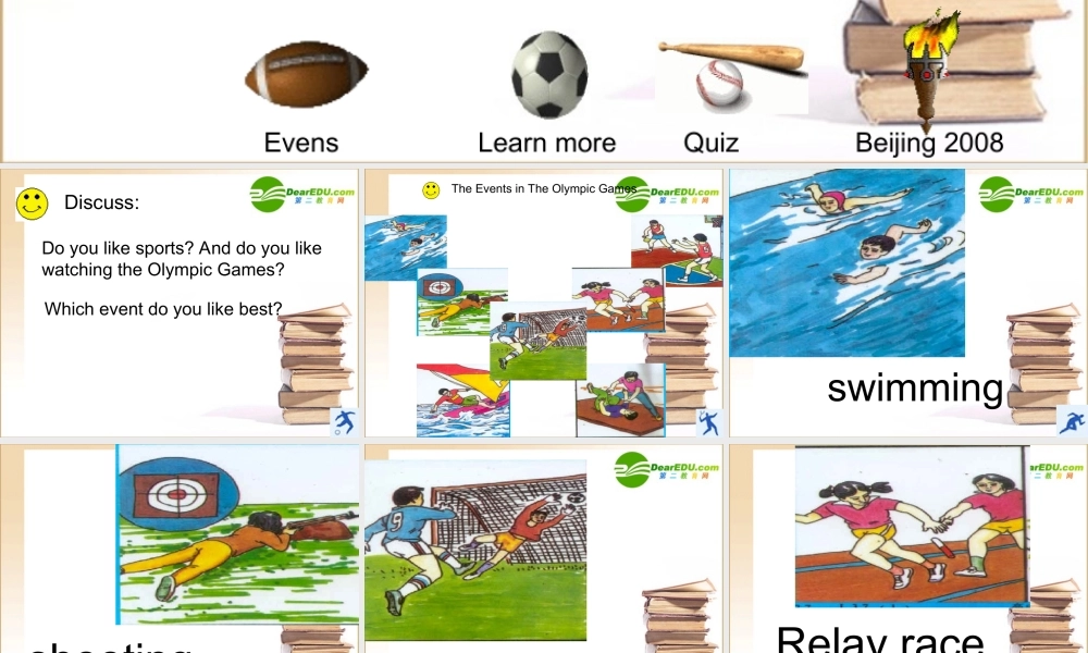 高中英语 the olympic games warming up reading课件 新人教版必修2 课件