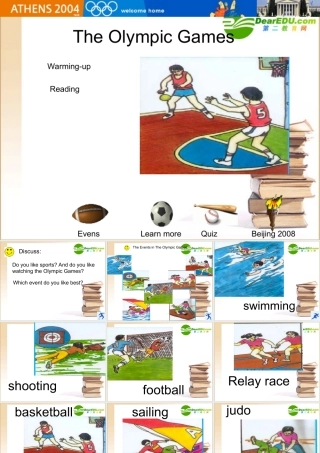 高中英语 the olympic games warming up reading课件 新人教版必修2 课件