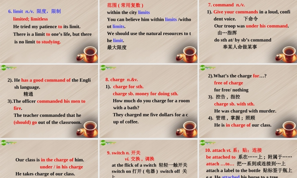 高中英语 Module 1 New words and expressions课件 外研版必修4 课件