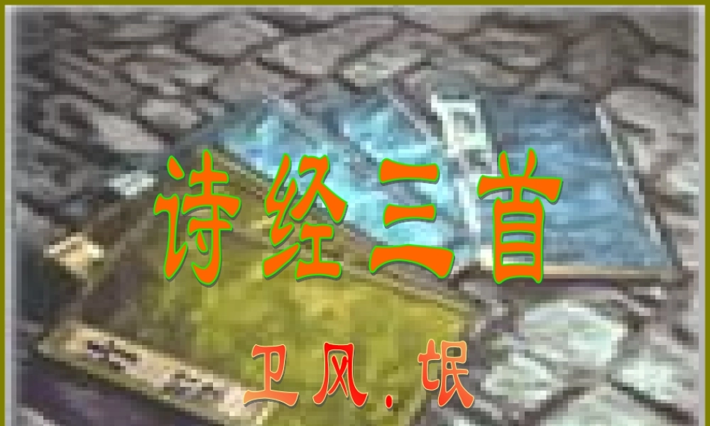 高中语文(氓)课件 人教版第三册 课件