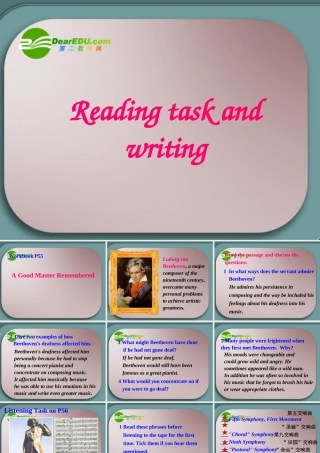 高中英语 Unit1Nothing ventured,nothing gained-Reading task课件 新人教选修10 课件