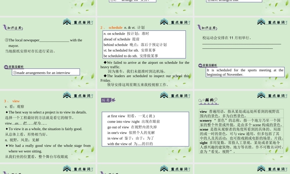 高考英语总复习第一轮 Module2 Unit 2 Wish you were here课件(江苏专版) 课件