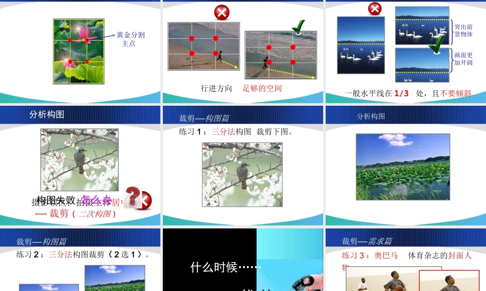 第四课构图与图片裁剪